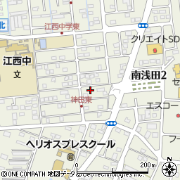 静岡県浜松市中央区神田町14-3周辺の地図