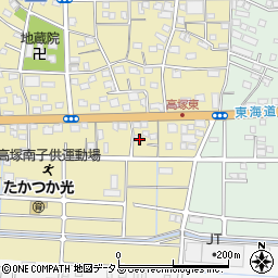 静岡県浜松市中央区高塚町4407周辺の地図