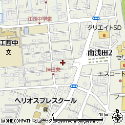 静岡県浜松市中央区神田町14周辺の地図