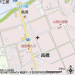 静岡県菊川市高橋4170周辺の地図