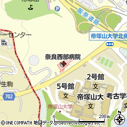 オレンジ薬局　帝塚山大学前店周辺の地図