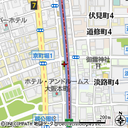 京町堀公園周辺の地図