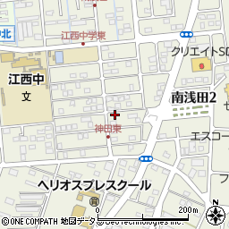 静岡県浜松市中央区神田町14-8周辺の地図