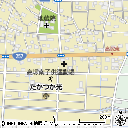 静岡県浜松市中央区高塚町4487周辺の地図