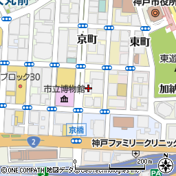 兵庫県神戸市中央区京町81周辺の地図