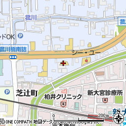 トヨタユナイテッド奈良　奈良トヨペット新大宮店周辺の地図