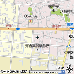 静岡県浜松市中央区東若林町1685周辺の地図