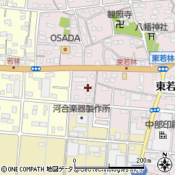 静岡県浜松市中央区東若林町1684周辺の地図