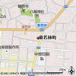 静岡県浜松市中央区東若林町1250周辺の地図