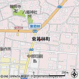 静岡県浜松市中央区東若林町1268周辺の地図