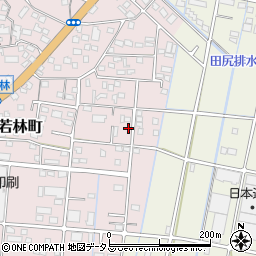 静岡県浜松市中央区東若林町1449周辺の地図