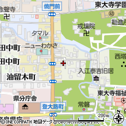 奈良県奈良市水門町15周辺の地図