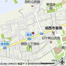 静岡県湖西市新居町浜名819周辺の地図