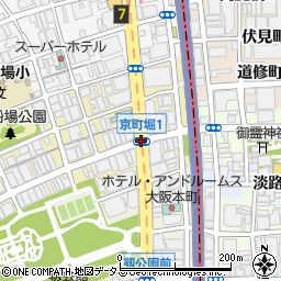 京町堀１周辺の地図