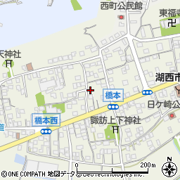 静岡県湖西市新居町浜名1022-2周辺の地図