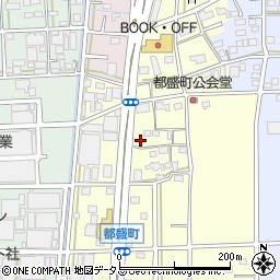 静岡県浜松市中央区都盛町117周辺の地図