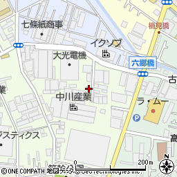 岡田紙工第一工場周辺の地図