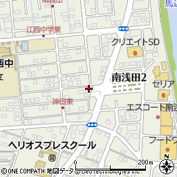 静岡県浜松市中央区神田町14-1周辺の地図