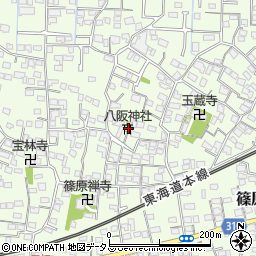 静岡県浜松市中央区篠原町4126周辺の地図