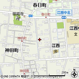 静岡県浜松市中央区神田町214周辺の地図