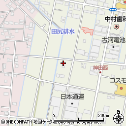 静岡県浜松市中央区神田町1217周辺の地図
