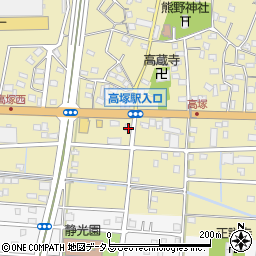 静岡県浜松市中央区高塚町4710周辺の地図