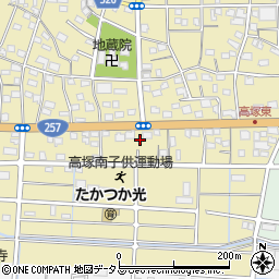 静岡県浜松市中央区高塚町4495周辺の地図