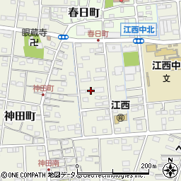 静岡県浜松市中央区神田町215周辺の地図
