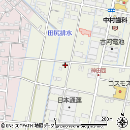 静岡県浜松市中央区神田町1216周辺の地図