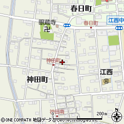 静岡県浜松市中央区神田町700周辺の地図