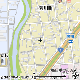 静岡県浜松市中央区芳川町601周辺の地図