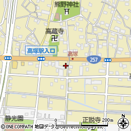 静岡県浜松市中央区高塚町4698周辺の地図