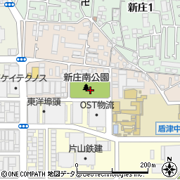 大阪府東大阪市新庄南5周辺の地図