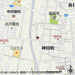 静岡県浜松市中央区神田町978周辺の地図