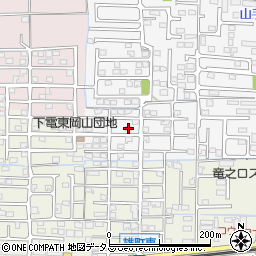 岡山県岡山市中区四御神93周辺の地図