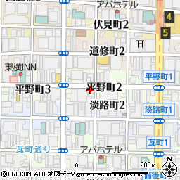 ホーコス株式会社大阪支店周辺の地図