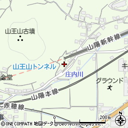 岡山県岡山市東区宍甘633周辺の地図