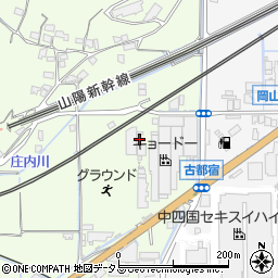 岡山県岡山市東区宍甘381周辺の地図