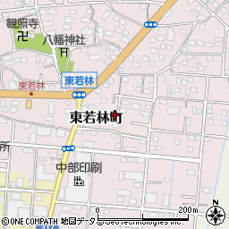 静岡県浜松市中央区東若林町1284周辺の地図