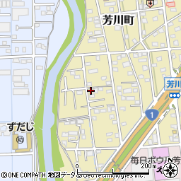 静岡県浜松市中央区芳川町603周辺の地図