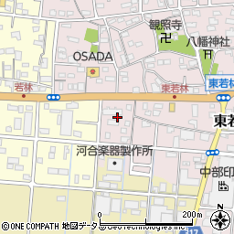 静岡県浜松市中央区東若林町1204周辺の地図