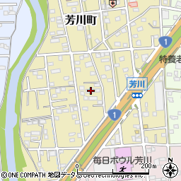 静岡県浜松市中央区芳川町638周辺の地図