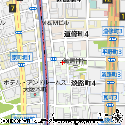 サムハラ神社　護符所周辺の地図