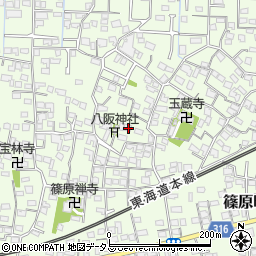 静岡県浜松市中央区篠原町4128周辺の地図