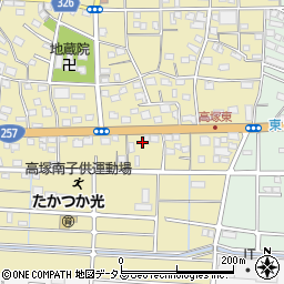 静岡県浜松市中央区高塚町4447周辺の地図