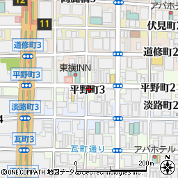 スエヒロ　平野町店周辺の地図