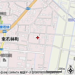 静岡県浜松市中央区東若林町1456周辺の地図