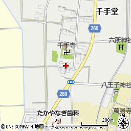 静岡県磐田市千手堂638周辺の地図