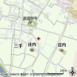 岡山県岡山市北区三手周辺の地図
