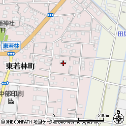 静岡県浜松市中央区東若林町1457周辺の地図